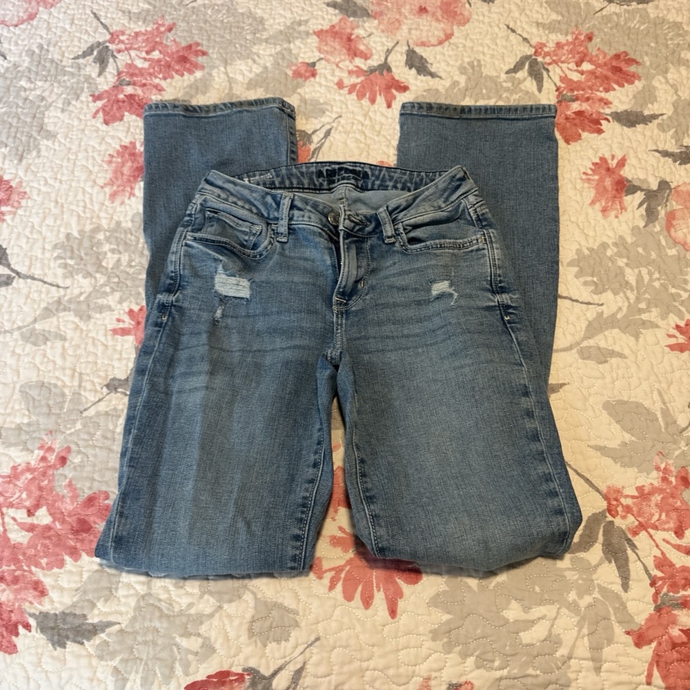 Arizona Jean Company Light Blue Straight Leg Jeans